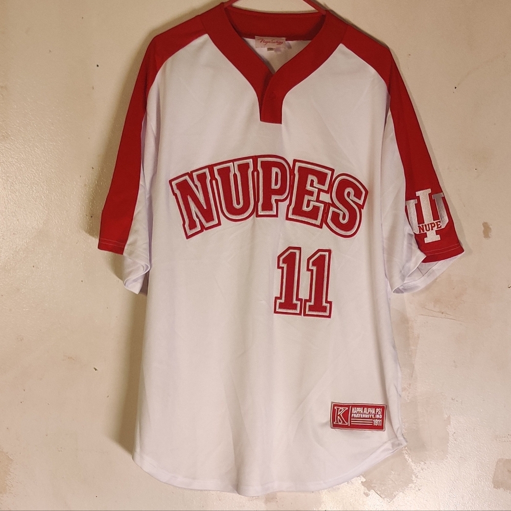 Kappa Alpha PSI 1911 Red and White Baseball Jersey 2XL